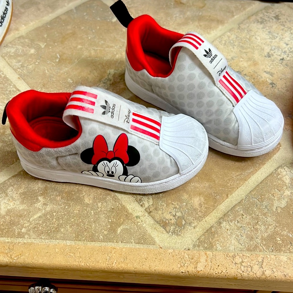Adidas Superstar Minnie Mouse Shoes Toddler size 9